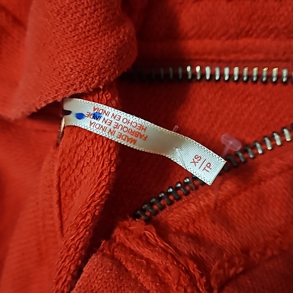 NWOT Free People Lucky Zip-Up High Risk Red - Picture 6 of 6